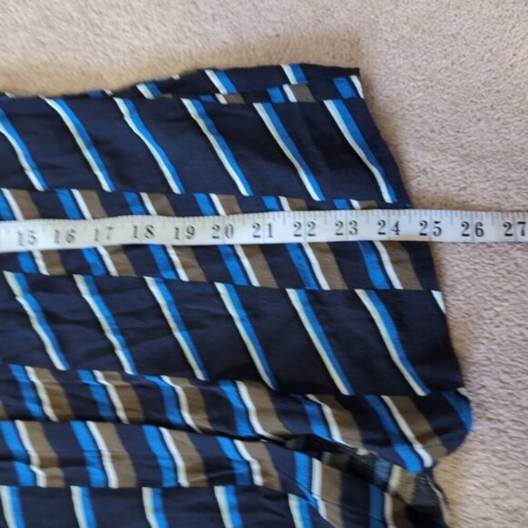 Revolve Gestuz Sifka Boho Ruffle Geometric Whimsical Fairy Stripes Ruffle S - Picture 4 of 9